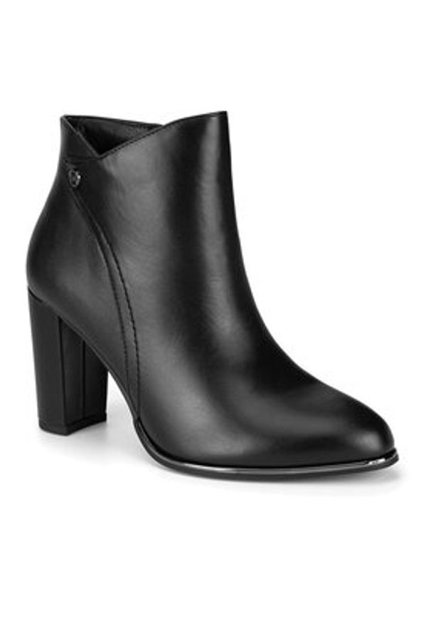 MEXX Botki MX/007C-WYL Czarny. Kolor: czarny. Materiał: skóra