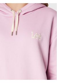 Lee Bluza Essential L53PLJ79 112320681 Różowy Relaxed Fit. Kolor: różowy. Materiał: bawełna #5