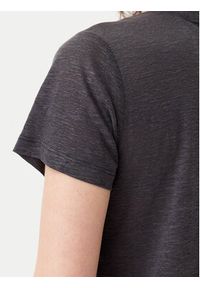 Lee Bluzka V Neck Tee L41JEN01 112108991 Czarny Regular Fit. Kolor: czarny. Materiał: lyocell #4