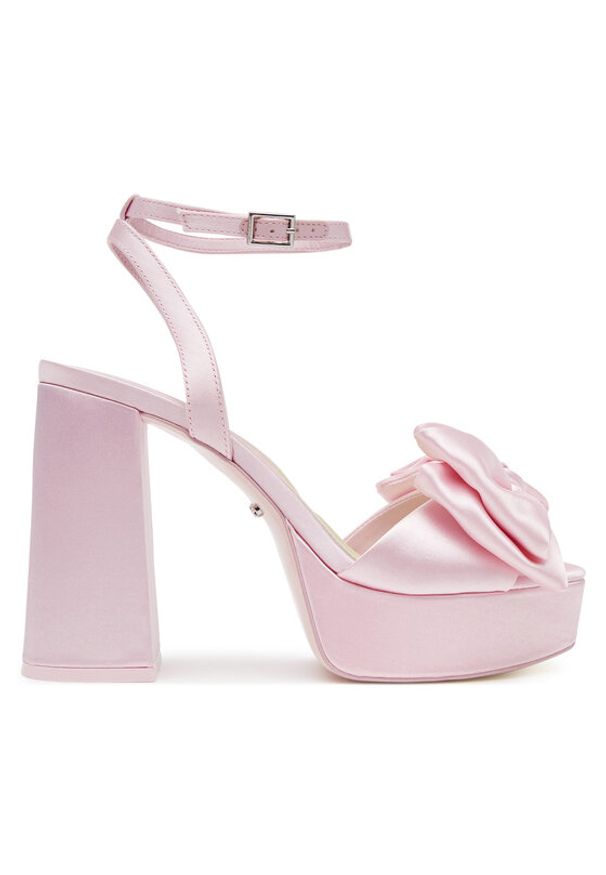 Aldo Sandały Stepsisterheel 14008286 Różowy. Kolor: różowy. Materiał: materiał