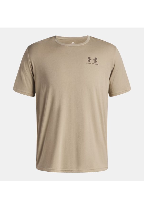 Under Armour - UNDER ARMOUR UA SPORTSTYLE LC SS Koszulka męska treningowa. Kolor: czarny. Materiał: bawełna, tkanina, poliester. Sport: turystyka piesza, fitness