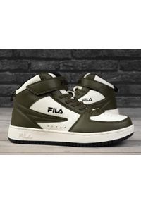 Buty dziecięce sportowe Fila LEVANTO MID KIDS. Kolor: zielony, biały, wielokolorowy. Sport: turystyka piesza