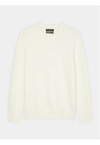 Marc O'Polo Sweter 421 5023 60074 Biały Regular Fit. Typ kołnierza: polo. Kolor: biały. Materiał: bawełna