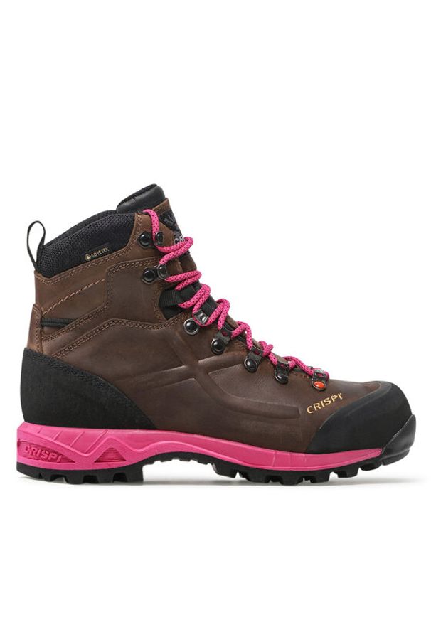 Crispi Trapery Valdres S.E Gtx GORE-TEX CF92704217 Brązowy. Kolor: brązowy. Materiał: skóra