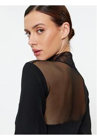 Sisley Sukienka koktajlowa 4V3CLV04F Czarny Slim Fit. Kolor: czarny. Materiał: syntetyk. Styl: wizytowy #4