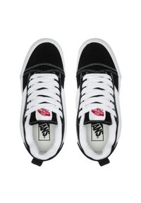 Tenisówki Vans Model Knu Stack Kolor Czarny. Okazja: na co dzień. Kolor: czarny. Materiał: zamsz, syntetyk, materiał. Sezon: lato. Sport: skateboard