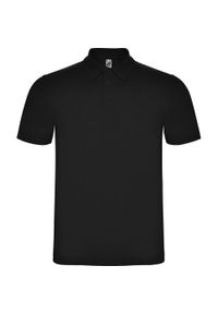 ROLY - Koszulka Polo Z Krótkim Rękawem Unisex Adult Austral. Typ kołnierza: polo. Kolor: czarny. Długość rękawa: krótki rękaw. Długość: krótkie