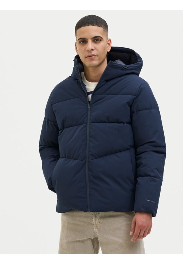 Jack & Jones Kurtka zimowa Global 12283517 Granatowy Regular Fit. Kolor: niebieski. Materiał: syntetyk. Sezon: zima