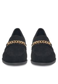 DeeZee Loafersy LE527-14 Czarny. Kolor: czarny. Materiał: materiał #6