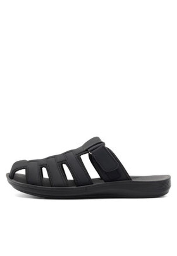 Lanetti Klapki MSS20505-03 Czarny. Kolor: czarny. Materiał: materiał