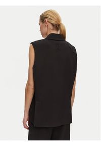Patrizia Pepe Kamizelka 8S0512/A375-K103 Czarny Regular Fit. Kolor: czarny. Materiał: syntetyk #3