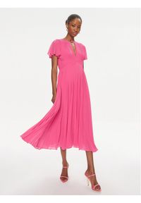MICHAEL Michael Kors Sukienka koktajlowa MS481P77R3 Różowy A-Line Fit. Kolor: różowy. Materiał: syntetyk. Styl: wizytowy