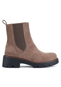 Clara Barson Botki CEO-WS6381-01 Beżowy. Kolor: beżowy. Materiał: materiał