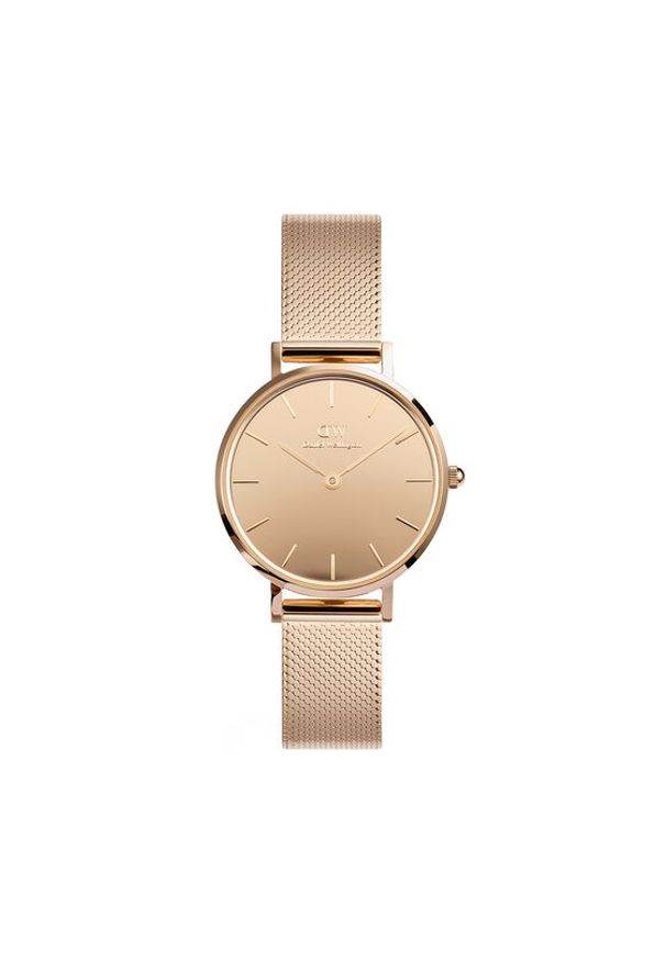 Daniel Wellington Zegarek Petite Reflection 28 DW00100795 Różowe złoto. Kolor: wielokolorowy, różowy, złoty