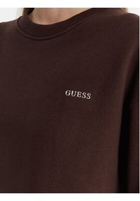 Guess Bluza V6RQ13 K9V31 Brązowy Regular Fit. Kolor: brązowy. Materiał: bawełna #2