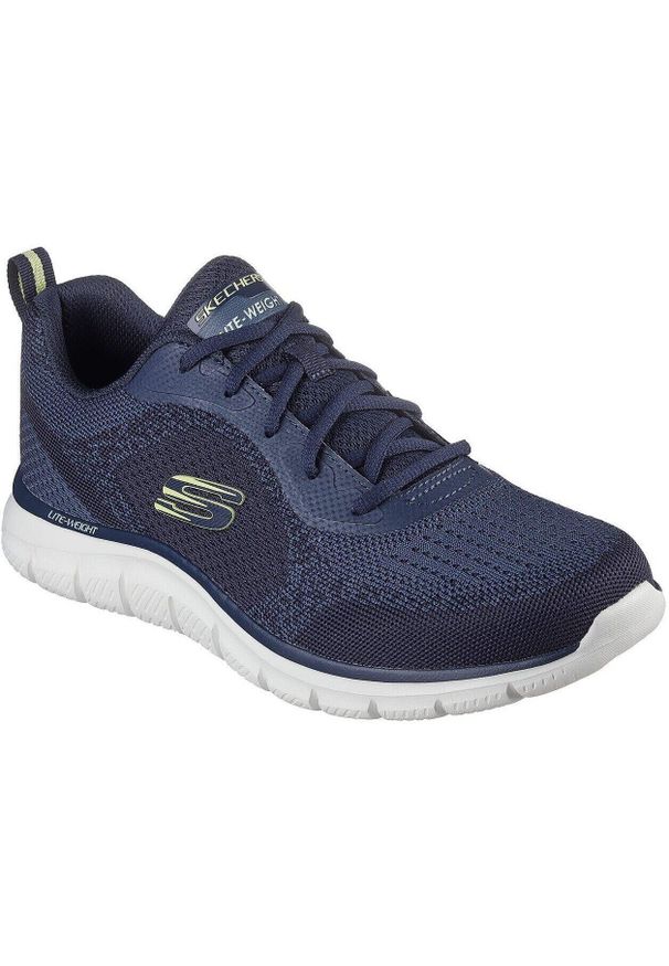 skechers - Adidasy Skechers Track - Glendor, Mężczyźni. Kolor: niebieski. Materiał: materiał