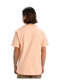 Quiksilver - Koszulka z krótkim rękawem dla Mężczyzn TYPED OUT Różowy. Kolor: różowy. Materiał: materiał, bawełna. Długość rękawa: krótki rękaw. Długość: krótkie