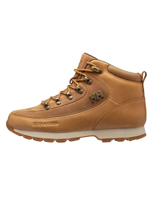 Buty zimowe damskie Helly Hansen THE FORESTER. Wysokość cholewki: za kostkę. Zapięcie: sznurówki. Kolor: beżowy, brązowy, wielokolorowy. Materiał: materiał, tkanina, syntetyk. Szerokość cholewki: normalna. Sezon: zima. Sport: turystyka piesza