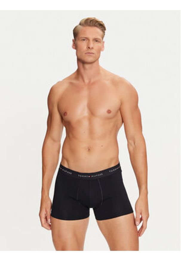 TOMMY HILFIGER - Tommy Hilfiger Komplet 3 par bokserek UM0UM02763 Czarny. Kolor: czarny. Materiał: bawełna