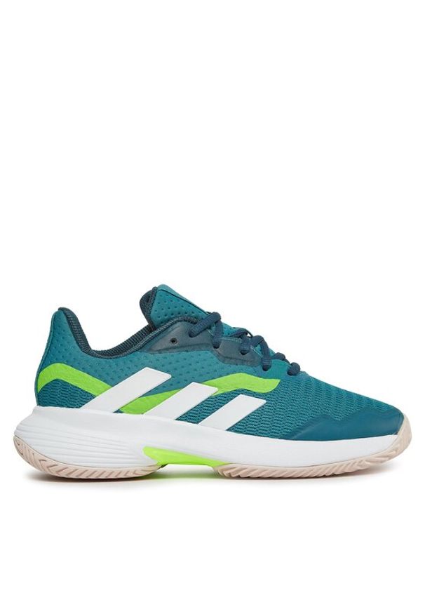 Adidas - adidas Buty CourtJam Control Tennis ID1544 Turkusowy. Kolor: turkusowy. Materiał: materiał, mesh