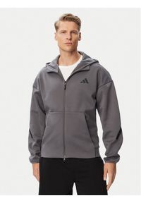 Adidas - adidas Bluza Z.N.E. Full Zip KX7689 Szary Regular Fit. Kolor: szary. Materiał: bawełna, syntetyk #1