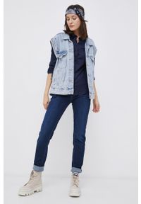 Cross Jeans Jeansy Rosalie damskie medium waist. Kolor: niebieski #3