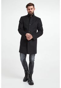 Joop! Collection - Płaszcz męski wełniany Maron JOOP!. Typ kołnierza: kołnierzyk stójkowy. Materiał: wełna #1