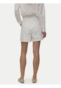 Vero Moda Szorty materiałowe Eliza 10346709 Biały Regular Fit. Kolor: biały. Materiał: bawełna #5