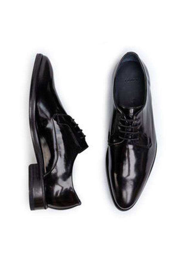 JOOP! Półbuty Serafino 4140004412 Czarny. Kolor: czarny. Materiał: skóra, lakier