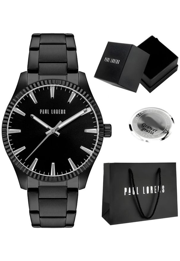 Zegarek męski Paul Lorens ELIAZ-1A5 Z GRAWEREM