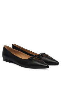 Lauren Ralph Lauren - LAUREN RALPH LAUREN Baleriny 802P06376002 Czarny. Kolor: czarny. Materiał: skóra #3