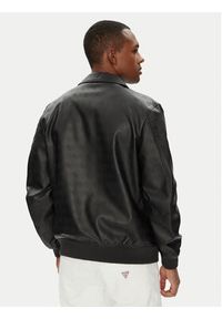 Guess Kurtka z imitacji skóry M5YL01 WGUC0 Czarny Regular Fit. Kolor: czarny. Materiał: syntetyk #5