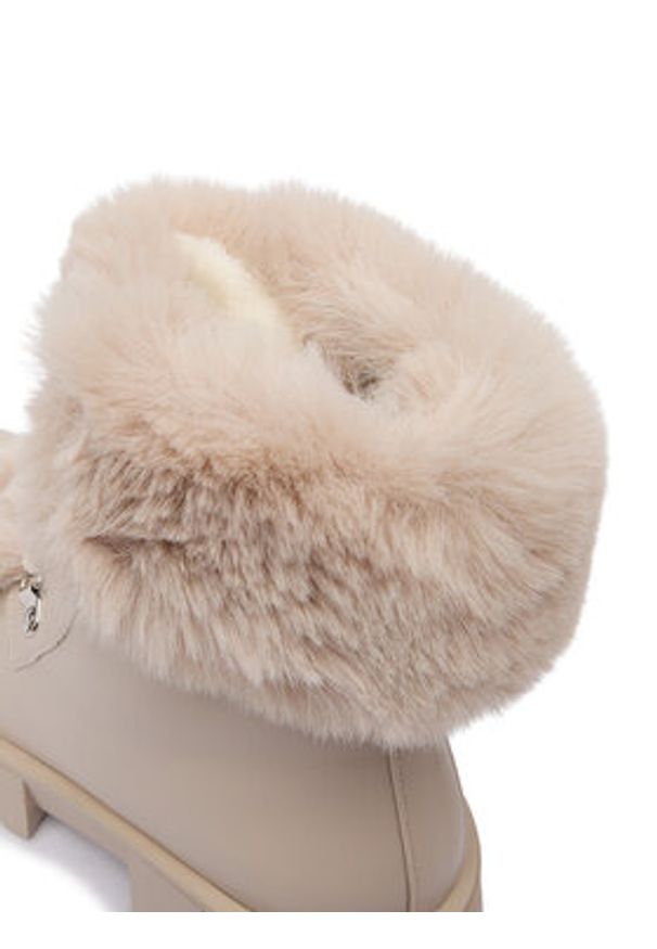 DeeZee Trzewiki 90190-6 Écru. Materiał: syntetyk, materiał