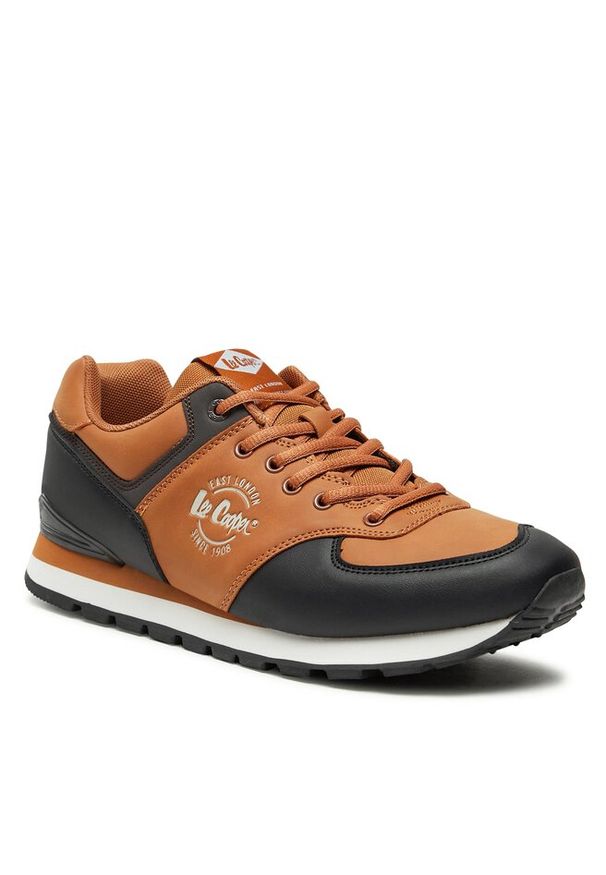 Sneakersy Lee Cooper. Kolor: brązowy