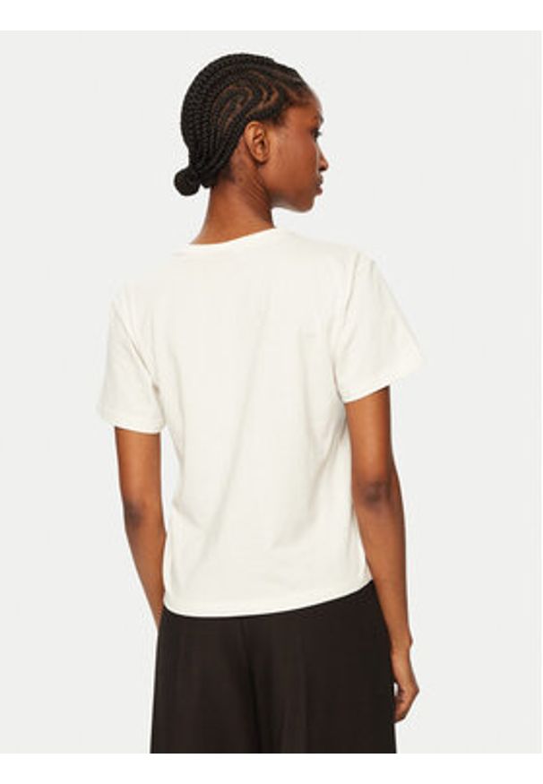 Hugo - HUGO T-Shirt Destrel_1 50534246 Écru Regular Fit. Materiał: bawełna