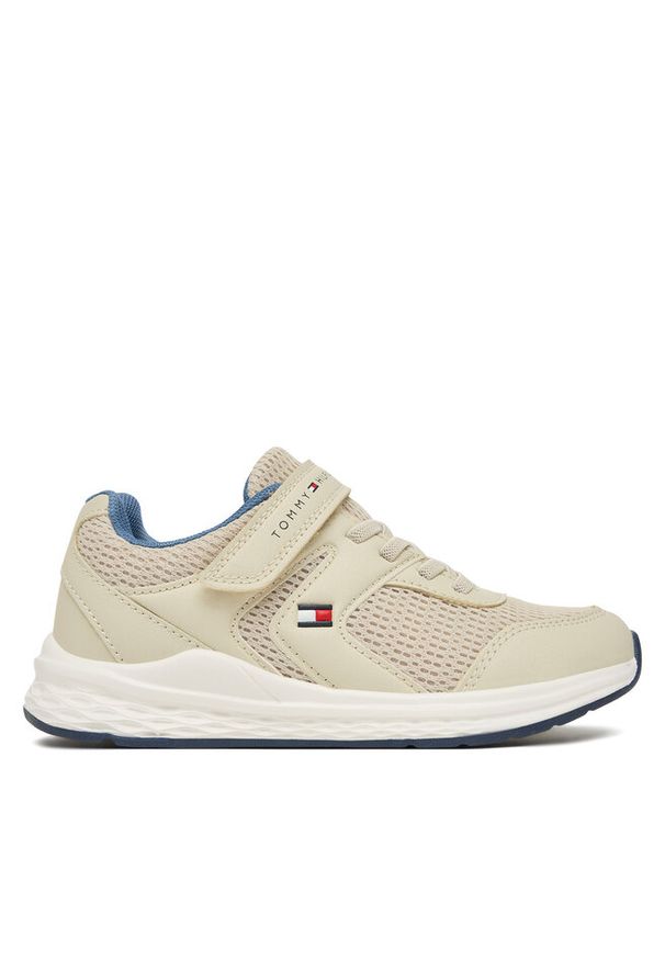 TOMMY HILFIGER - Sneakersy Tommy Hilfiger. Kolor: beżowy