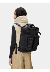 Rains Plecak Texel Tote Backpack W3 14240 Czarny. Kolor: czarny. Materiał: materiał #8