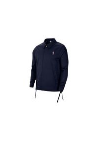 Kurtka uniwersalna męska Nike Nba Team 31 Coach Courtside College. Kolor: czarny. Materiał: syntetyk. Sport: bieganie