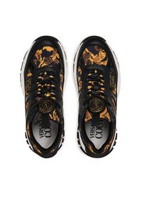 Versace Jeans Couture Sneakersy 79VA3SVG Czarny. Kolor: czarny. Materiał: skóra #5