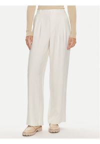 Calvin Klein Jeans Spodnie materiałowe J20J223917 Écru Relaxed Fit. Materiał: wiskoza