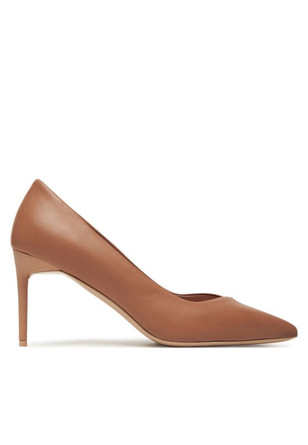 Max Mara Szpilki Phyllis 2524526191600 Beżowy. Kolor: beżowy. Materiał: skóra. Obcas: na szpilce