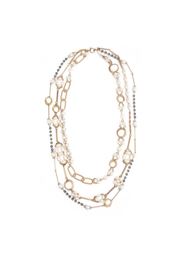 Weekend Max Mara Naszyjnik Jabot 2525756065650 Złoty. Materiał: metalowe. Kolor: złoty