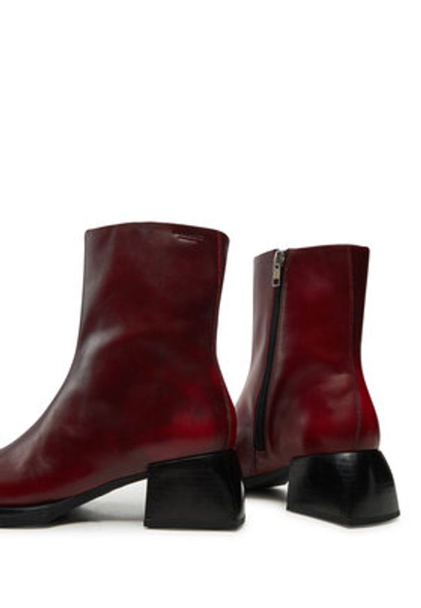 Vagabond Shoemakers Botki Vivian 5453-018-47 Czerwony. Kolor: czerwony. Materiał: skóra
