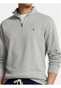 Polo Ralph Lauren Bluza Lsl 710812963002 Szary Regular Fit. Typ kołnierza: polo. Kolor: szary. Materiał: bawełna #4