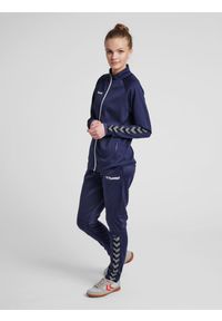 Kurtka damska Hummel Zip hmlAUTHENTIC Poly. Kolor: niebieski. Materiał: poliester. Sport: fitness, piłka ręczna