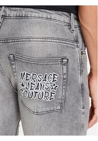 Versace Jeans Couture Jeansy 75GAB5D2 Szary Slim Fit. Kolor: niebieski, szary #4