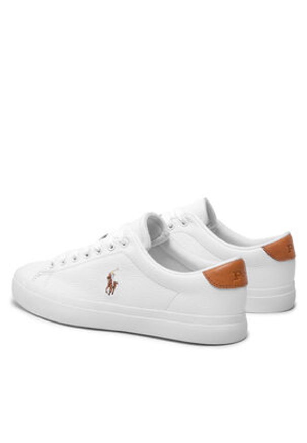 Polo Ralph Lauren Sneakersy Longwood 816877702001 Biały. Kolor: biały. Materiał: skóra