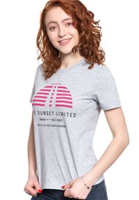 Lee - LEE T SHIRT SUNSET TEE GREY MELE L42XEPMP 112109512