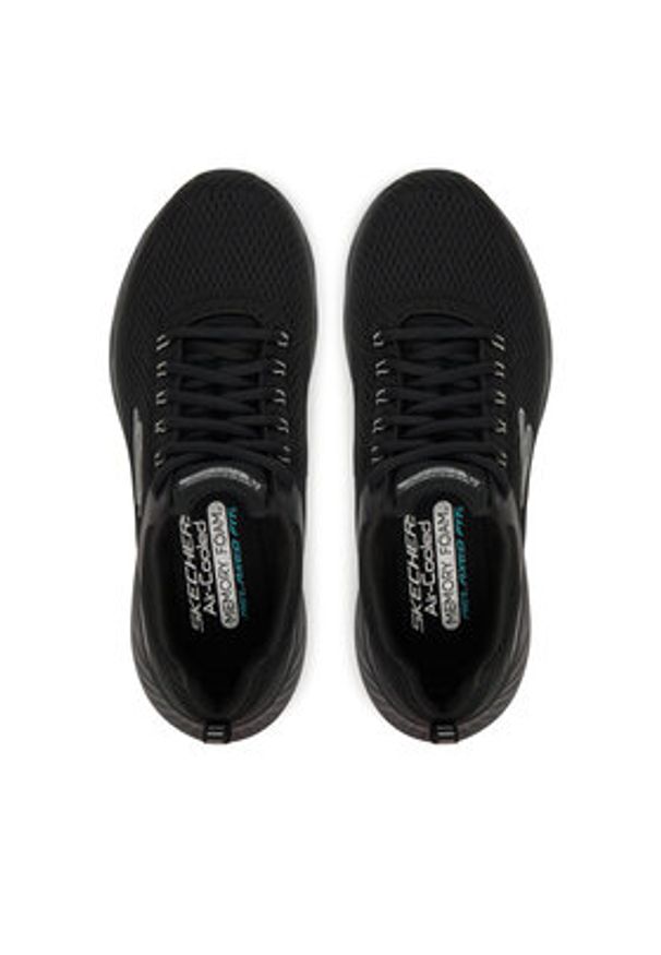 skechers - Skechers Buty do biegania Edgeride-Contention 232843/BBK Czarny. Kolor: czarny. Materiał: materiał