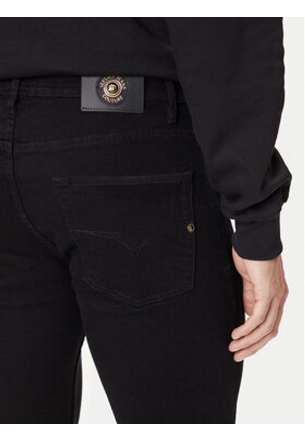 Versace Jeans Couture Jeansy 79GAB5S0 CDW00 Czarny Slim Fit. Kolor: czarny